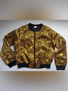 Epic Vintage Disney Lion King Simba Leopard Print Bomber Jacket Toddler 3T